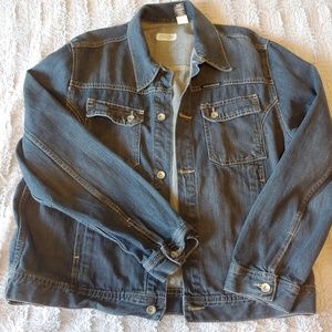 DKNY Mens Jean Jacket Sz L